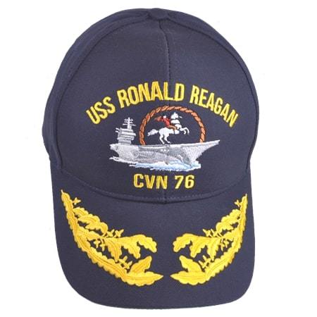 ロナルドレーガン帽子 将官モール CVN-76 RONALD REAGAN 新品未使用の画像3