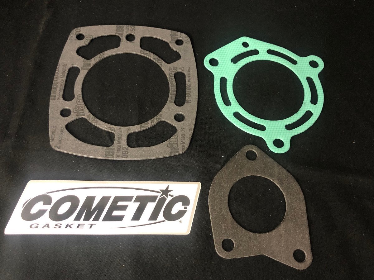 《9000K》Gasket-Technolgy KAWASAKI 550SX PJS リミテッドパイプ エキゾーストガスケット 3PC コフマンズ_画像1