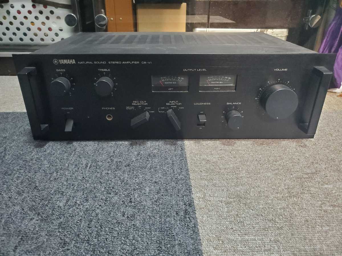 昭和レトロアンプ YAMAHA ヤマハ CA-V1 プリメインアンプ 美品