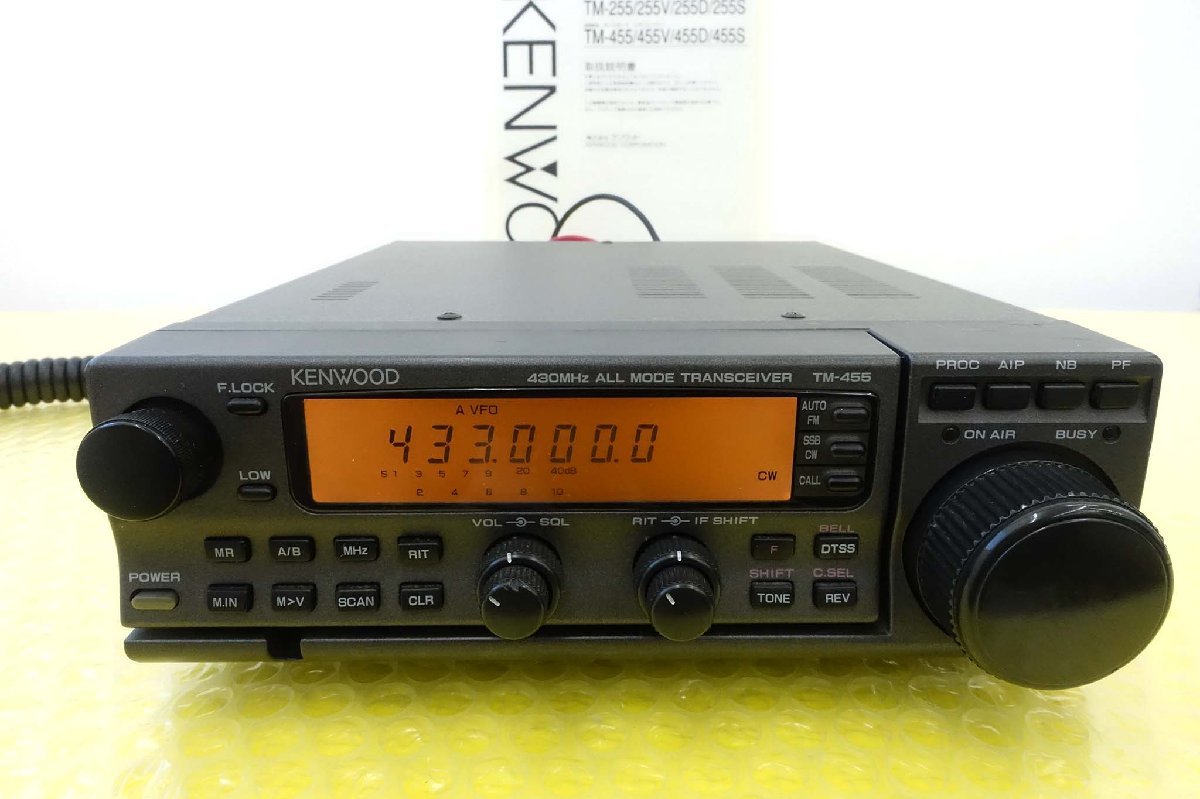 超お買い得!】 TM-455S LED化 整備品 430MHzオールモード