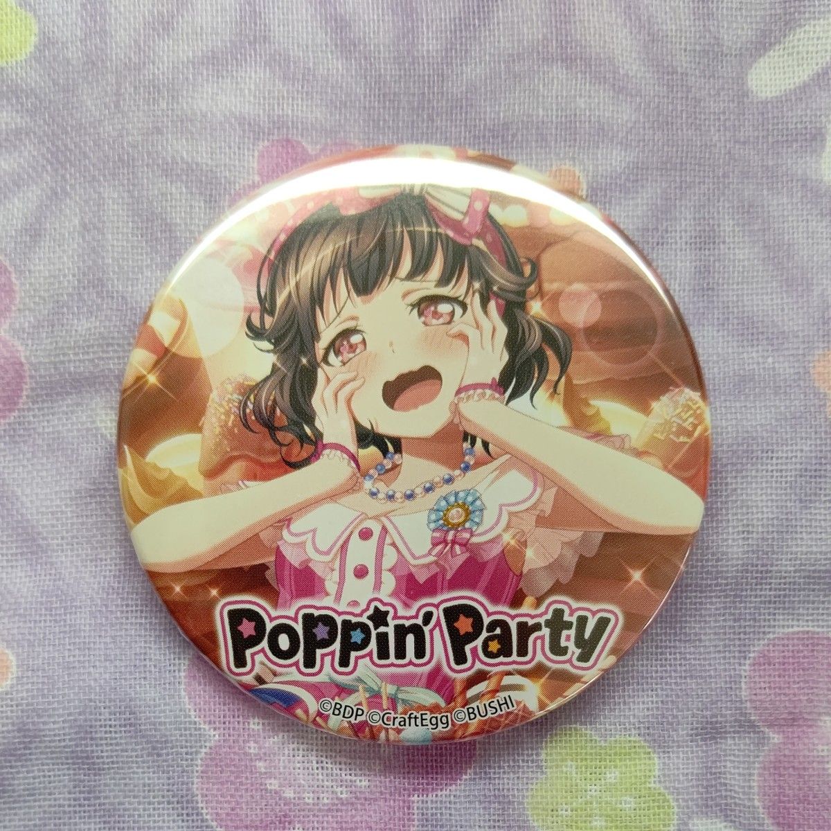 BanG Dream! バンドリ!ガールズバンドパーティ! トレーディング 缶バッジ Poppin'Party 牛込りみ