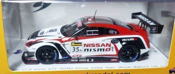新品 スパーク Spark 1/43 Nissan GT-R Nismo GT3 No.35 NISMO Athlete Global Team Winner Bathurst 12H 2015 Chiyo Reip Strauss　日産_画像1