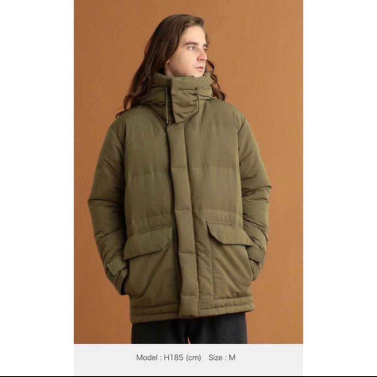 【極美品】Pilgrim Surf+Supply ダウンジャケット XS オリーブ 700フィルパワー パックダウン ユニセックス