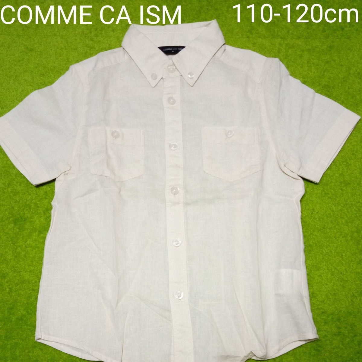 COMME CA ISM  キッズ ボタンダウン半袖シャツ 110~120