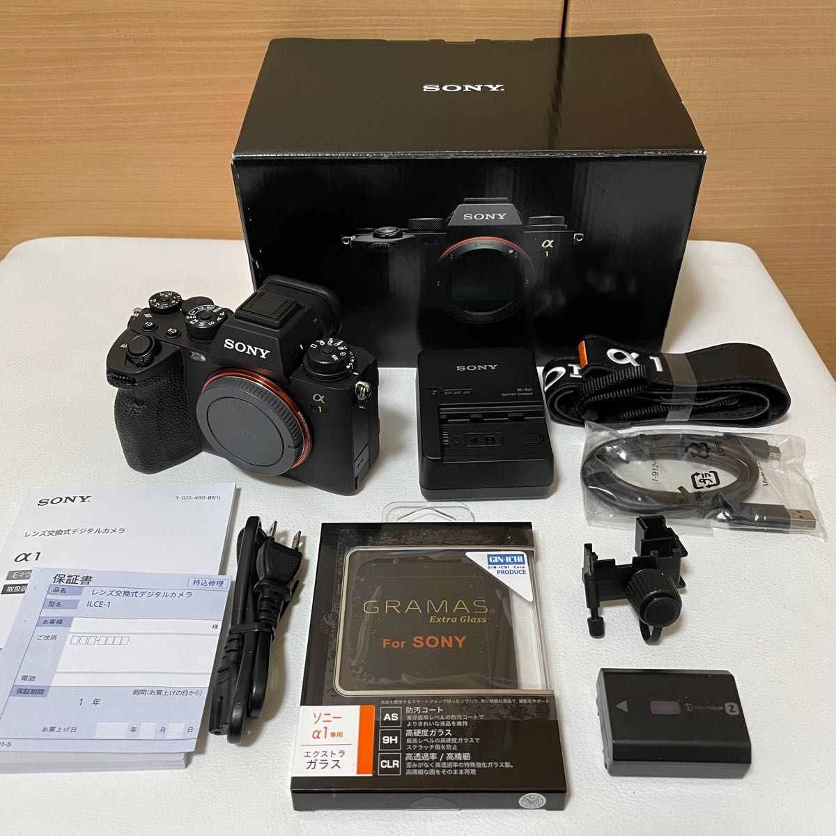 jfihsf様専用】 美品 SONY α1 ボディ ILCE-1 (3年保証／液晶保護ガラス