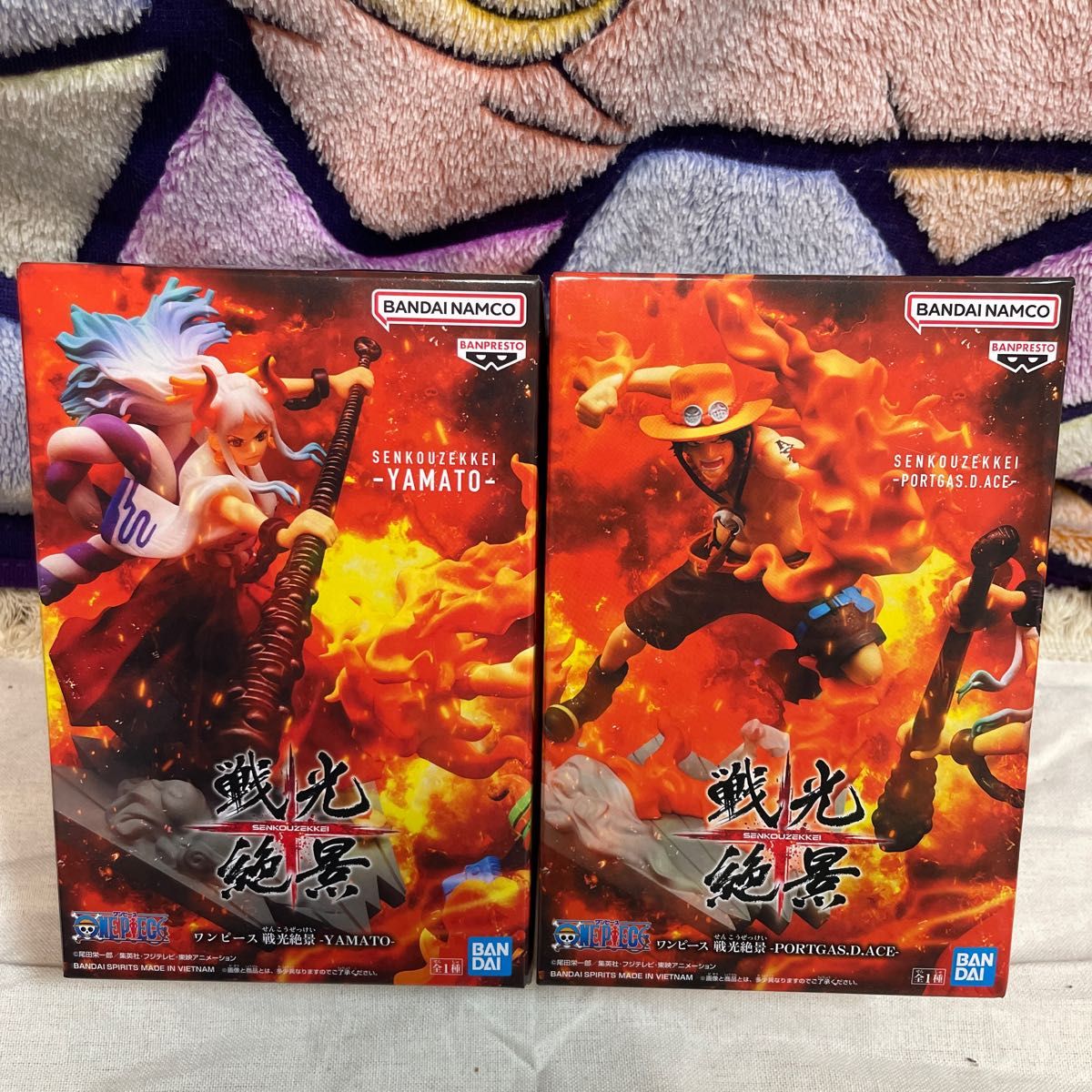 ワンピース 戦光絶景 ヤマト ポートガス・D・エース フィギュア 2セット 新品