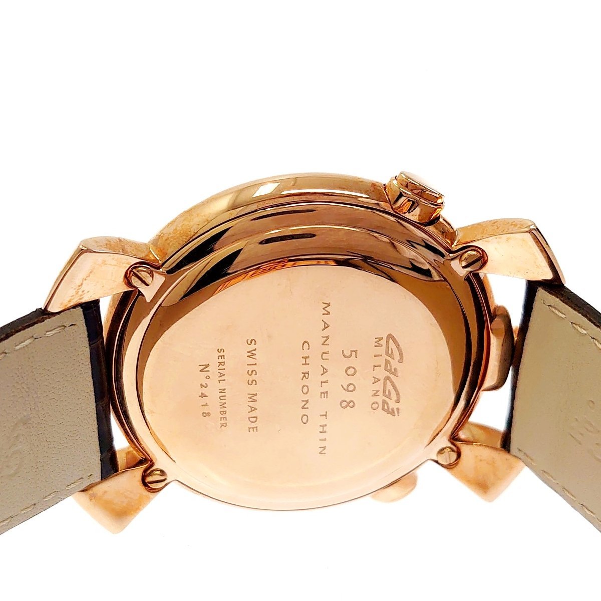 良品】GaGa mirano/ガガミラノ マヌアーレ46mm 特別セーフ 19750円引き
