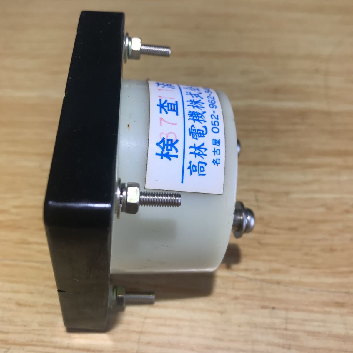 アナログ式交流電流電圧計　整流形　2.5級　60mv 65×60mm 中古品_画像2