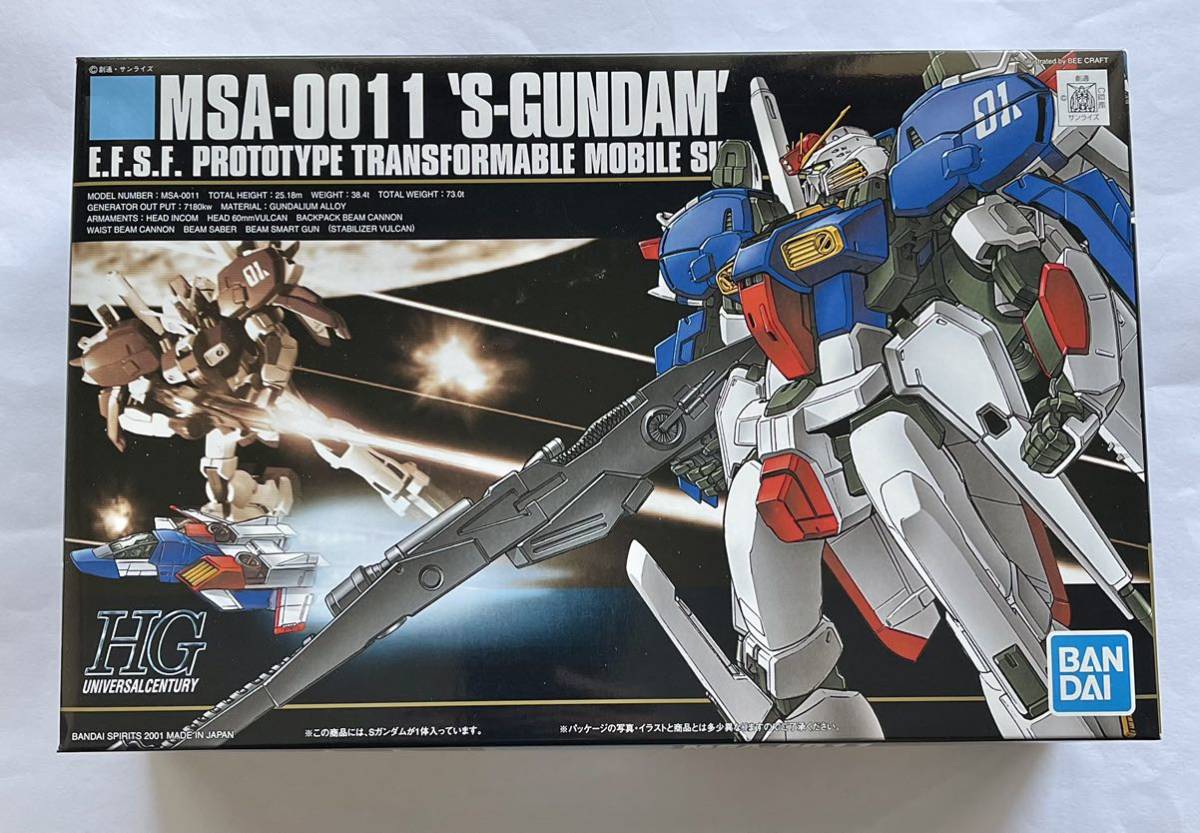HGUC 1/144 MSA-0011 Sガンダム ガンダムセンチネル 未組立品 機動戦士