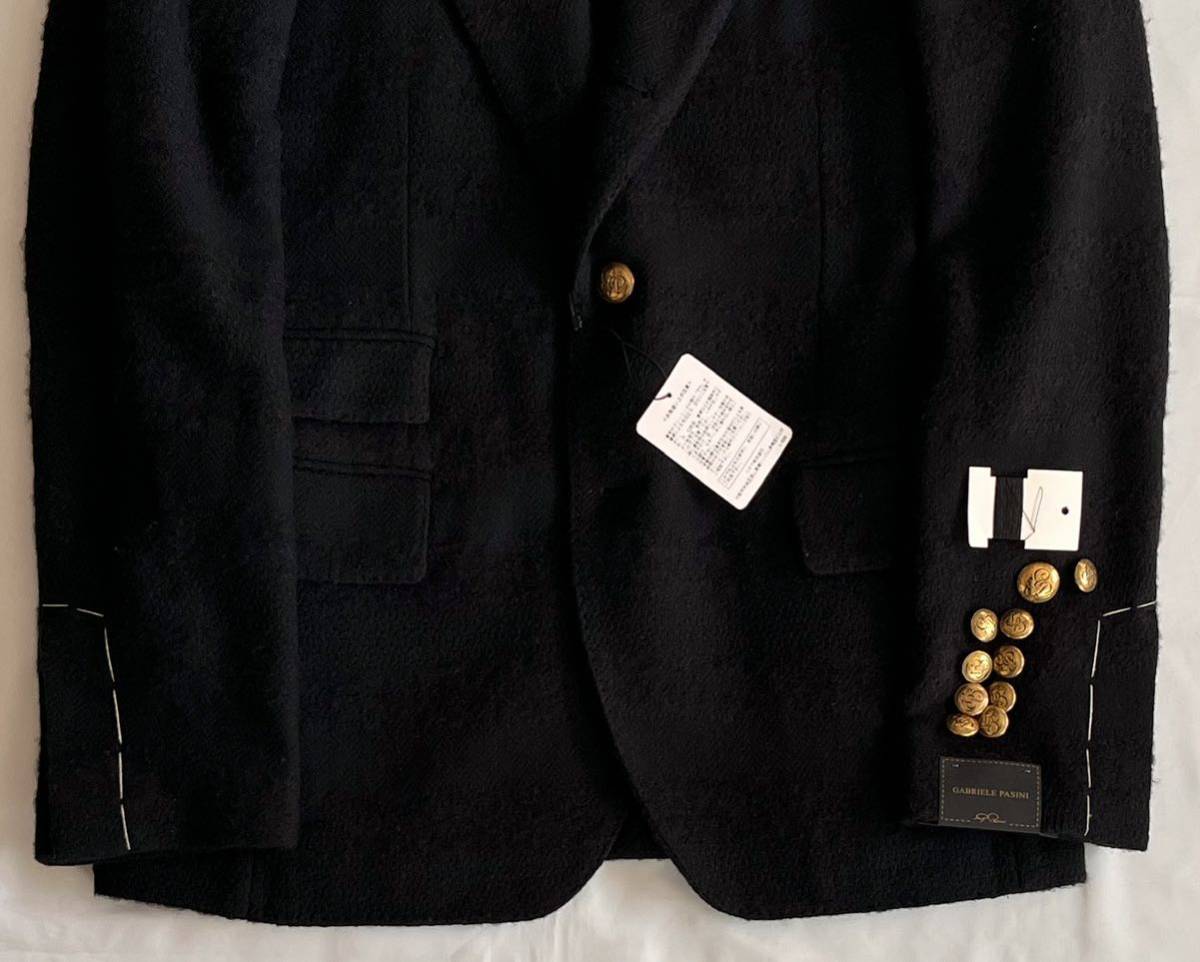 新品 GABRIELE PASINI ガブリエレパジーニ ブラック系 サイズ 46