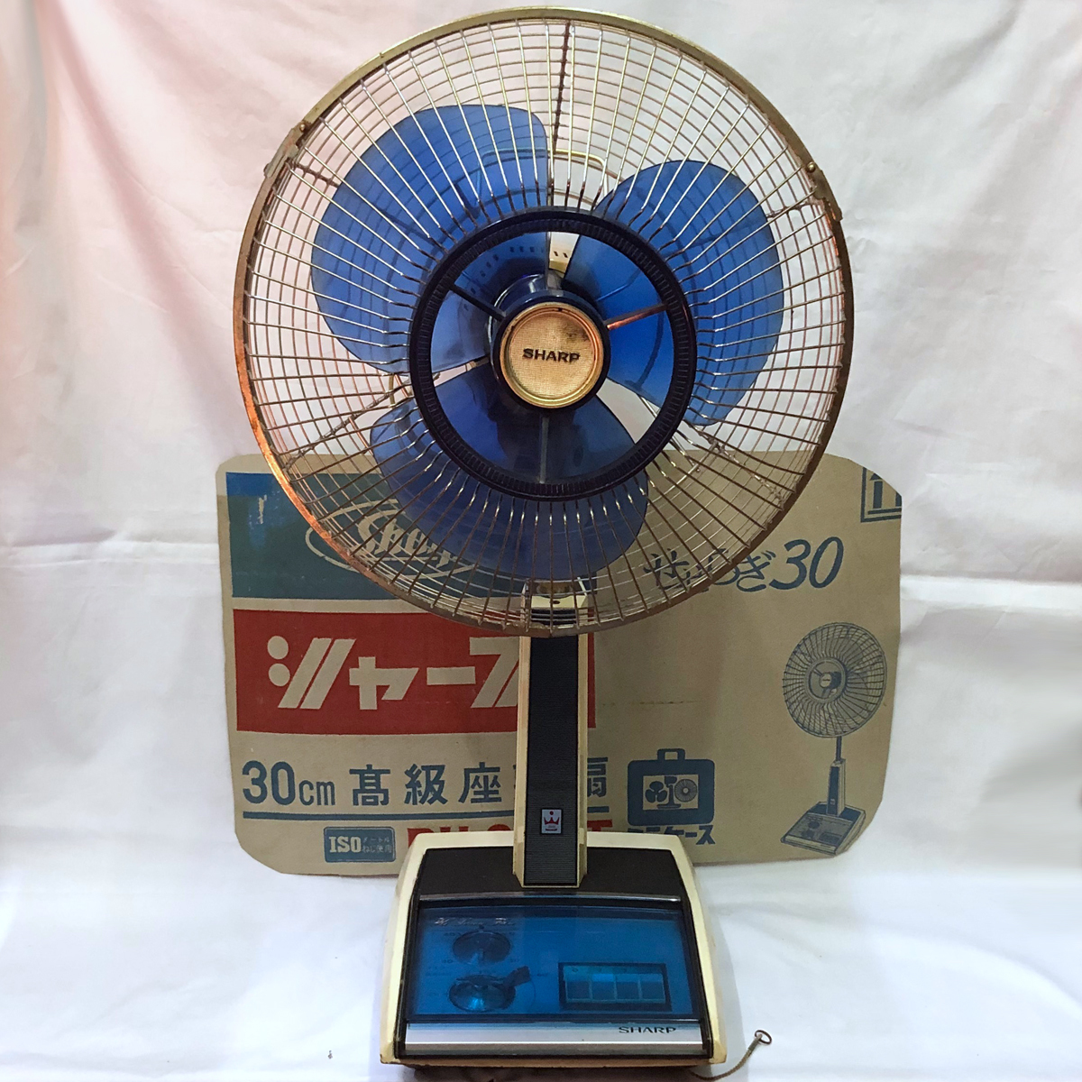 昭和レトロ シャープ ELECTRIC FAN 扇風機 PD-258 昭和家電 - 扇風機