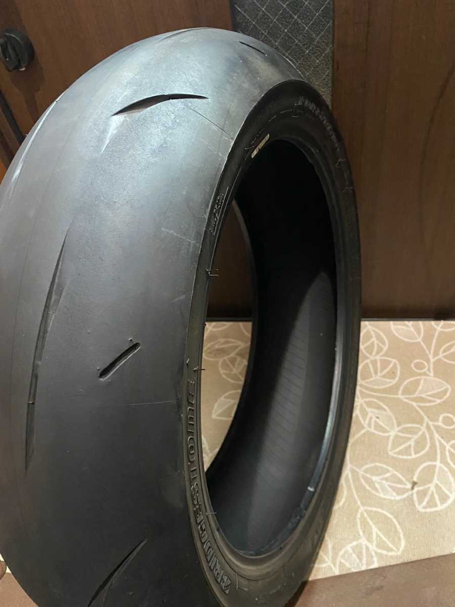 中古MCタイヤ BRIDGESTONE BATTLAX RS10 190/55ZR17 ブリヂストン バトラックス レーシングストリート 190 55 17 0918 M2231_画像4