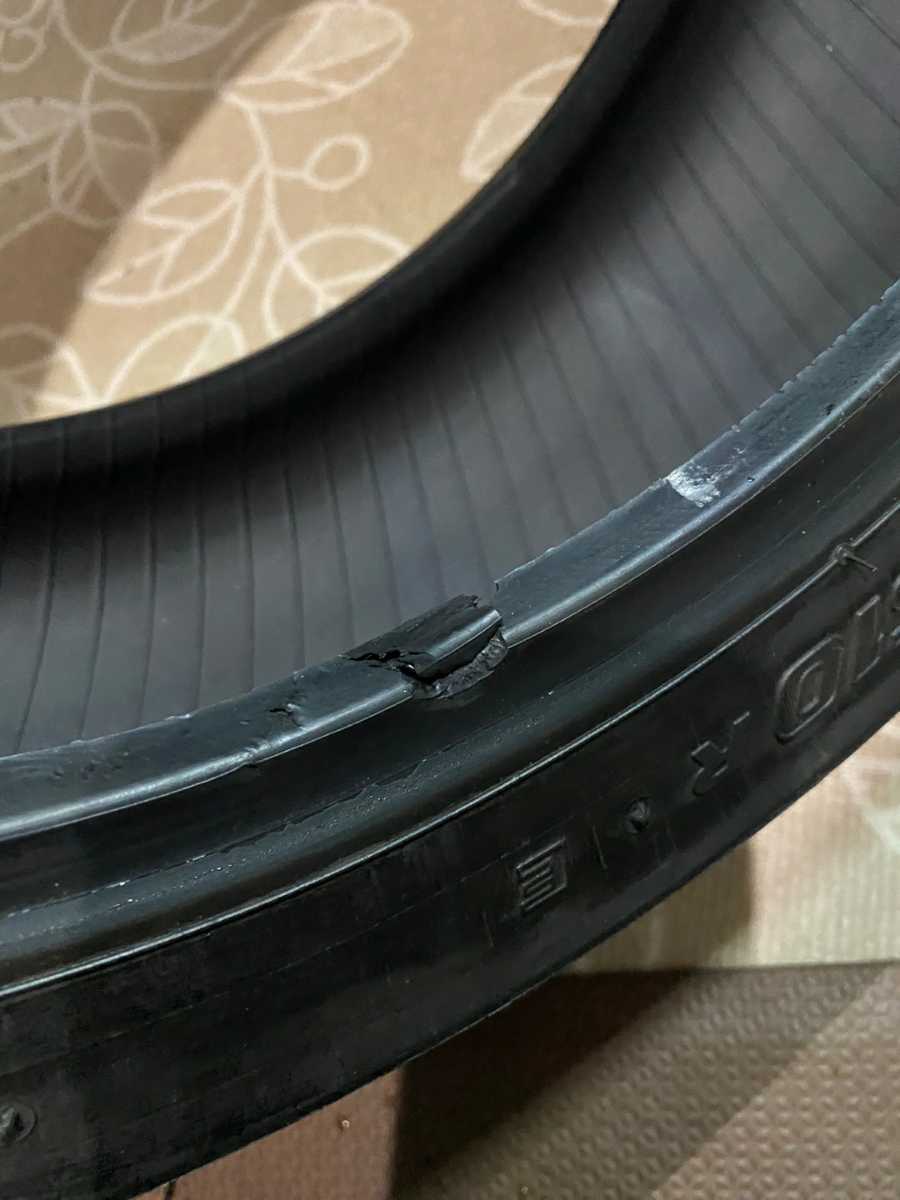 中古MCタイヤ BRIDGESTONE BATTLAX RS10 190/55ZR17 ブリヂストン バトラックス レーシングストリート 190 55 17 0918 M2231_画像6