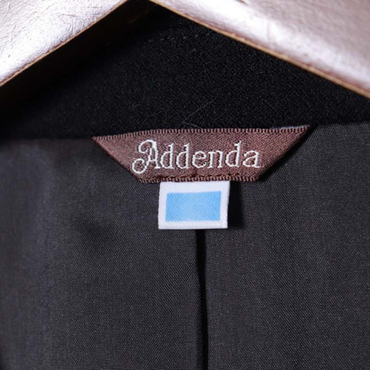 【美品】アデンダ テーラードジャケット ウールジャケット ウール100% 裏地有 Addenda
