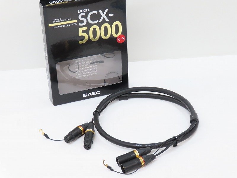 SAEC SCX-5000 フォノケーブル オーディオ機器 ケーブル/シールド