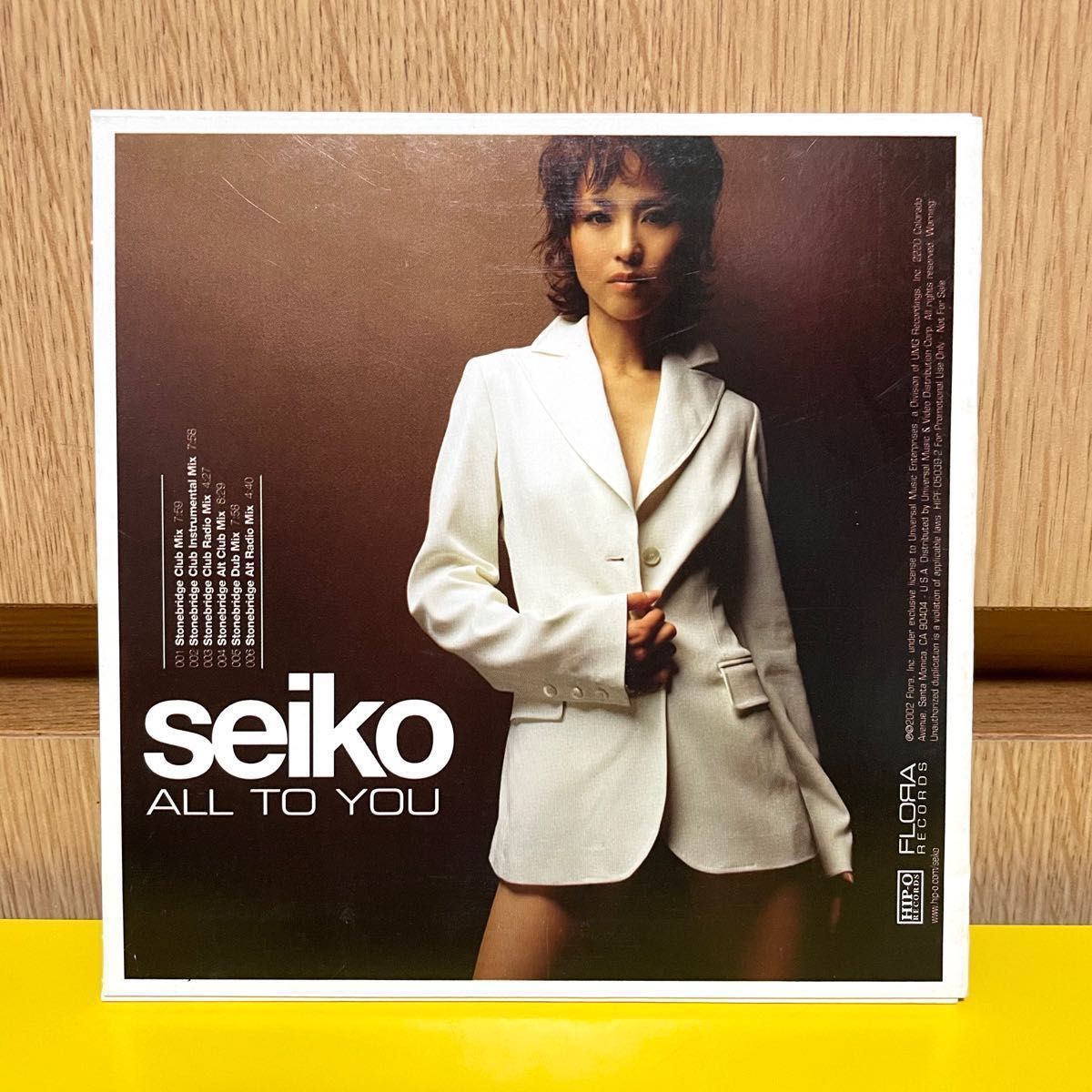 希少 レア 未使用 非売品 USA アメリカ プロモ盤 CD 松田聖子 SEIKO MATSUDA ALL TO YOU 全6曲