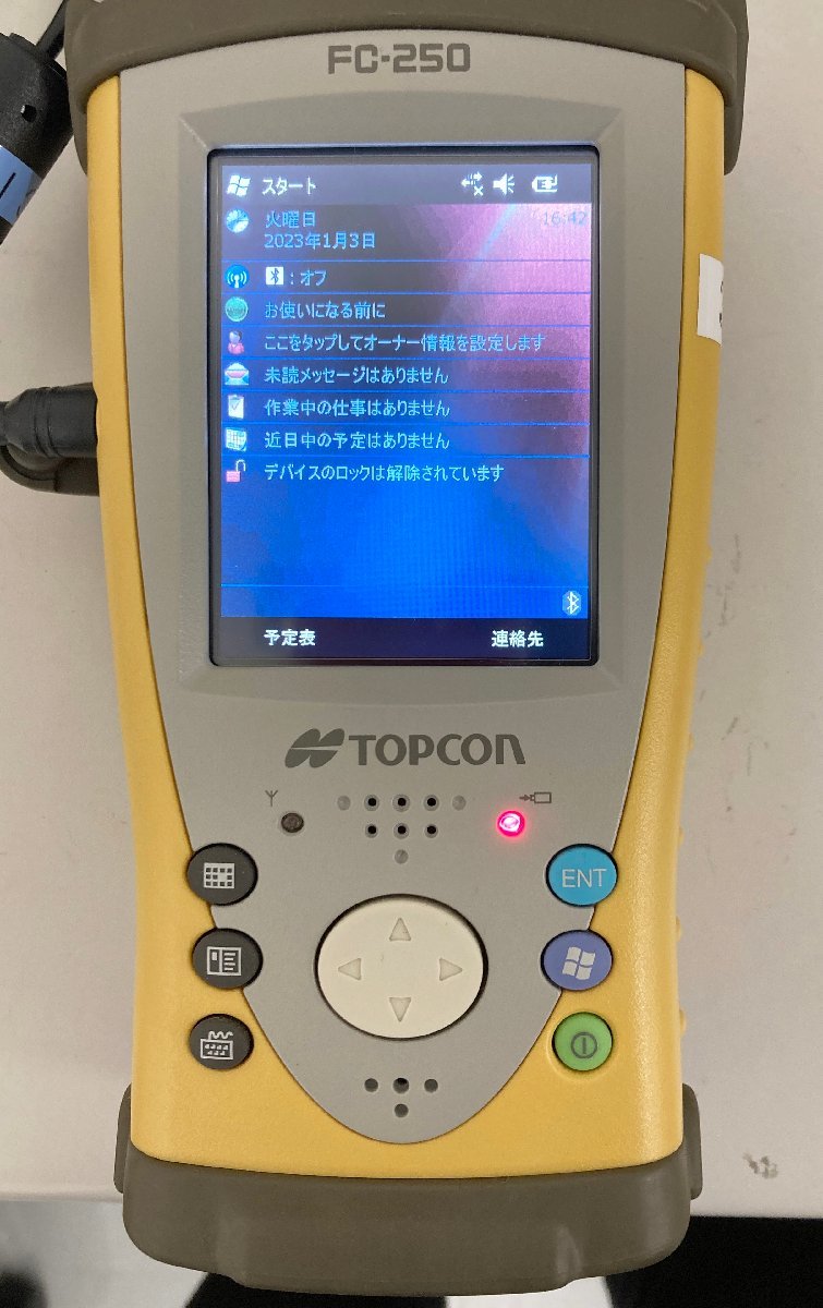 TOPCON トプコン FC-250 データコレクタ ソフトウェア付属 バッテリー