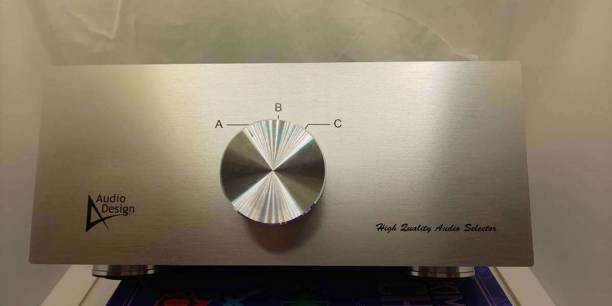 Audio Design オーディオデザイン ラインセレクター HAS-3L 元箱/説明