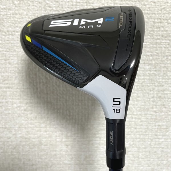 日本メーカー新品 新品 テーラーメイド SIM2 MAX 5W フジクラ ベンタス