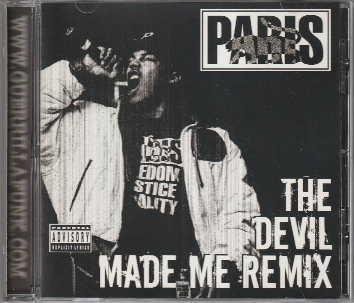 中古CD■HIPHOP/G-RAP■PARIS／The Devil Made Me Remix／2004年■パリス, Public Enemy, MC Ren, K-Solo, King Tee, The D.O.C._盤面擦傷あり