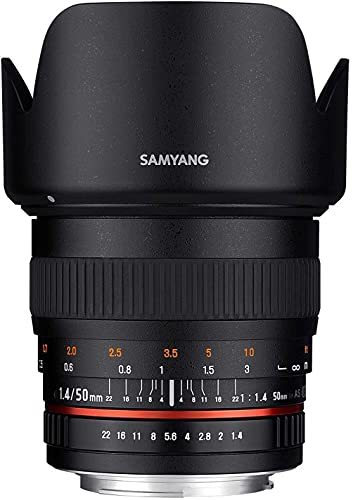 SAMYANG 単焦点標準レンズ 50mm F1.4 ソニー αE用 フルサイズ対応