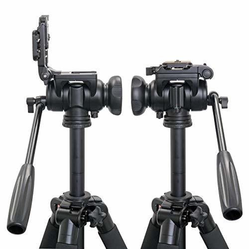 Velbon フリュード雲台 FHD-66A 中型 底面径51mm ビデオ撮影用