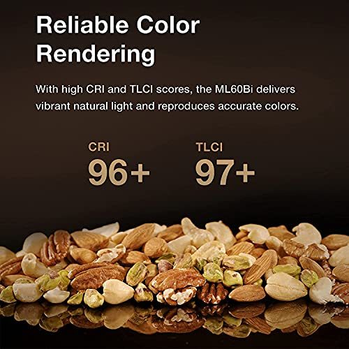 Godox ML60Bi 60W LEDビデオライト 撮影補助光 手持ち式 遠隔操作 二色温度2800K-6500K C・・・ 4