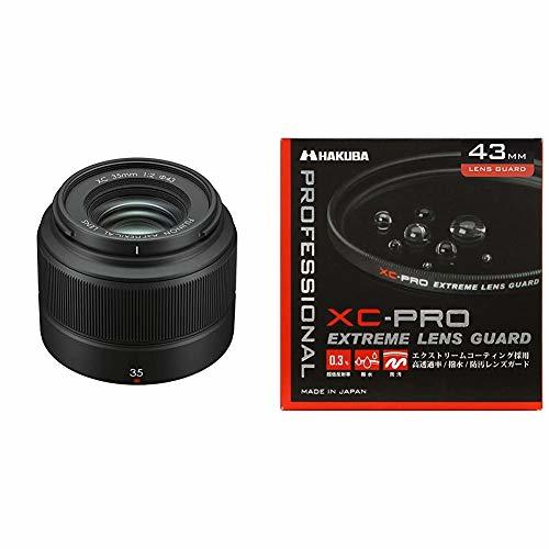 セット買い】FUJIFILM 単焦点レンズ XC35MMF2+HAKUBA 43mm レンズ