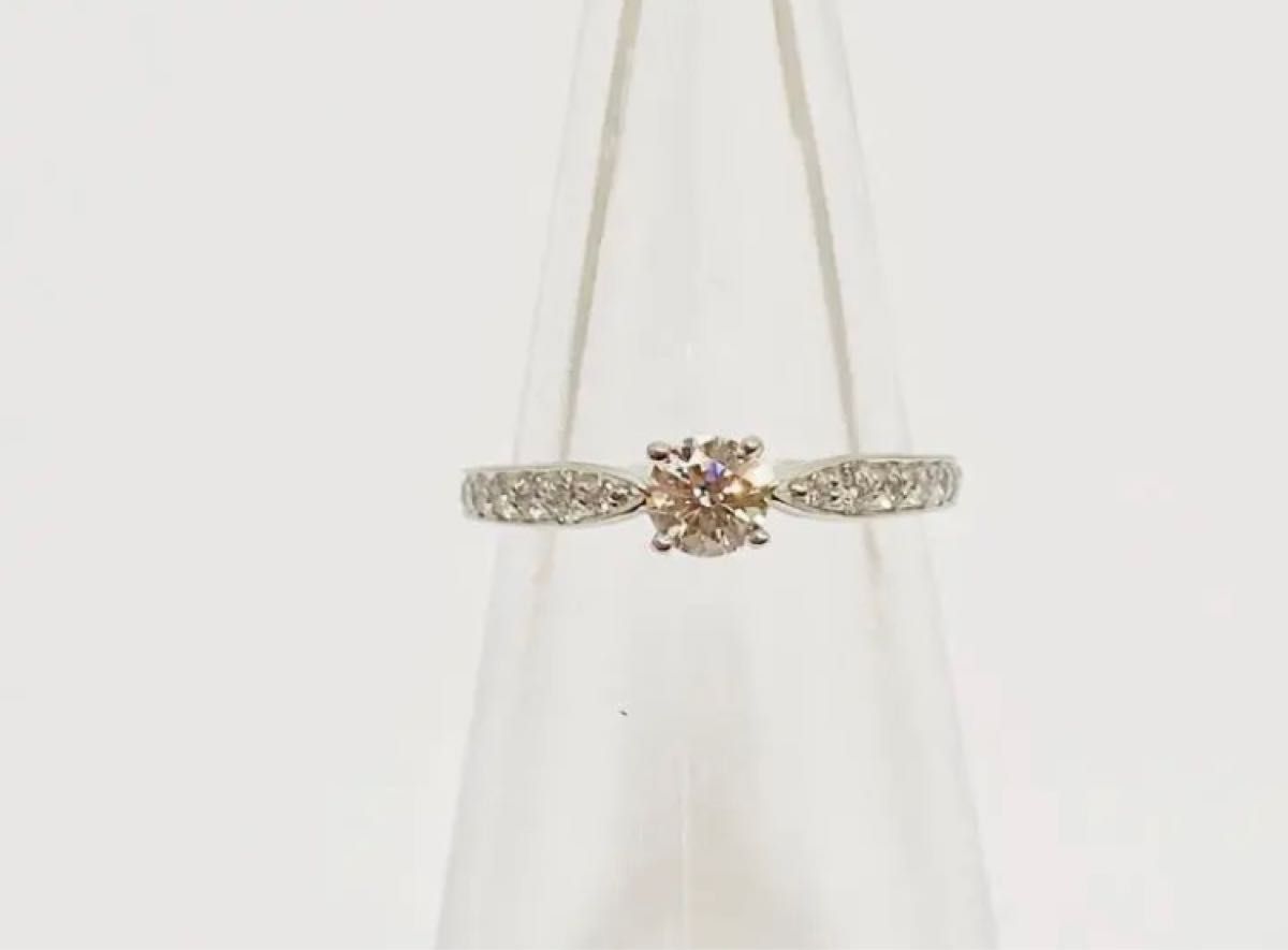 Tiffany&Co ティファニー プラチナ PT950 ハーモニー ラウンド ブリリアント ダイヤ0.24ct リング 6.5号