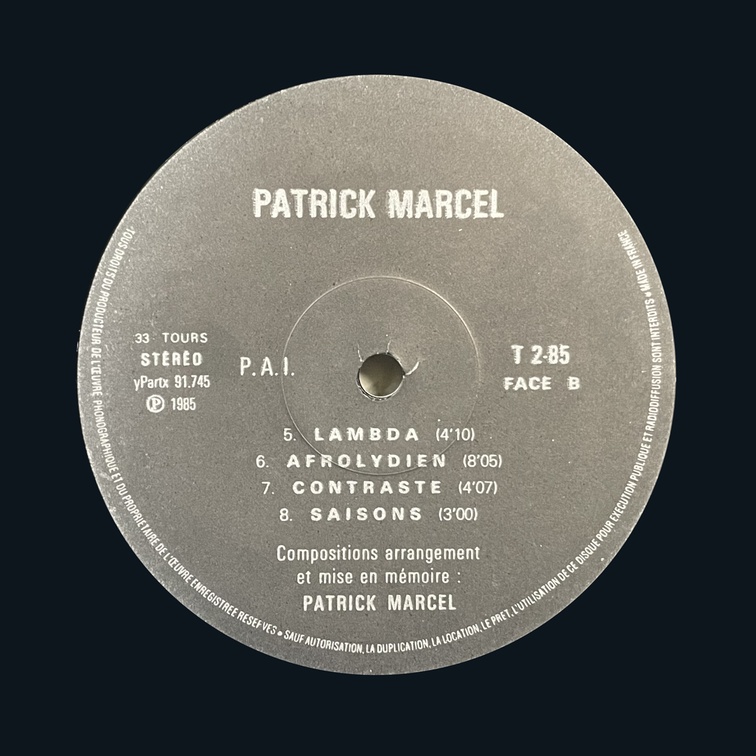 Patrick Marcel - Ostinato LP レコード Fusion Experimental フランス オリジナルの画像4