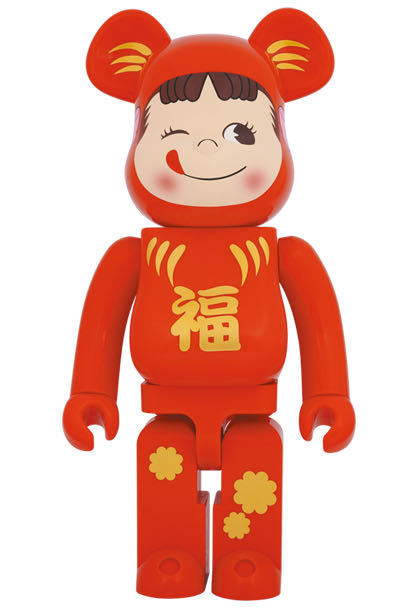 BE@RBRICK 達磨 ペコちゃん 1000％ メディコムトイ ベアブリック-