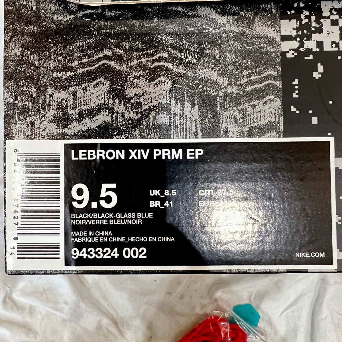◆NIKE◆バスケットシューズ LEBRON ⅩⅣ PRM EP レブロン14 プレミアム EP 27.5cm 943324 002 レッドカーペット 中古 札幌