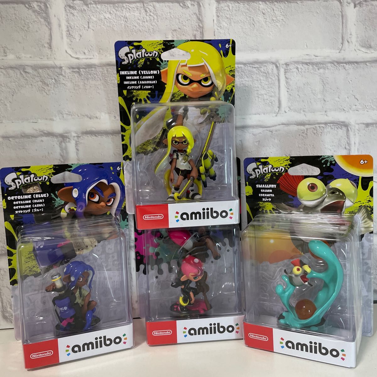 【値下げ】スプラトゥーン３　amiibo トリプルセット  インクリング　オクトリング　コジャケ アミーボ　タコボーイ　4点セット