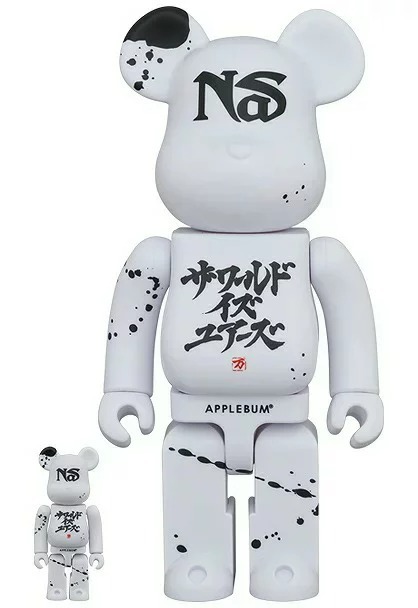 MEDICOM TOY BE@RBRICK 21aw NAS APPLEBUM 100%&400