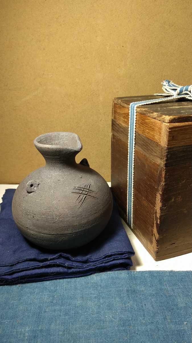 ボトムスス単品 古備前 小徳利 桃山時代〜江戸初期 古美術 酒器 徳利