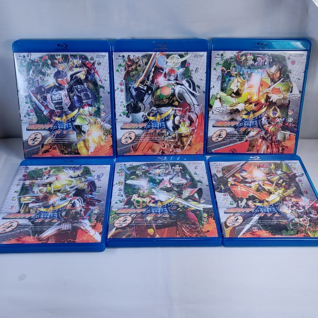 初回版 特典全付 BD 仮面ライダー鎧武 ガイム 第一巻~第十二巻 [全12巻