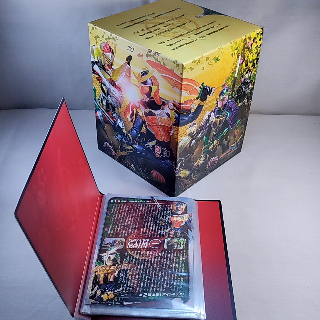 初回版 特典全付 BD 仮面ライダー鎧武 ガイム 第一巻~第十二巻 [全12巻