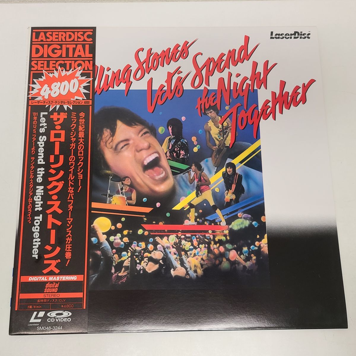 LD / ザ・ローリング・ストーンズ LET’S SPEND THE NIGHT TOGETHER THE ROLLING STONES / 帯付き / SM048-3244【M005】の画像1