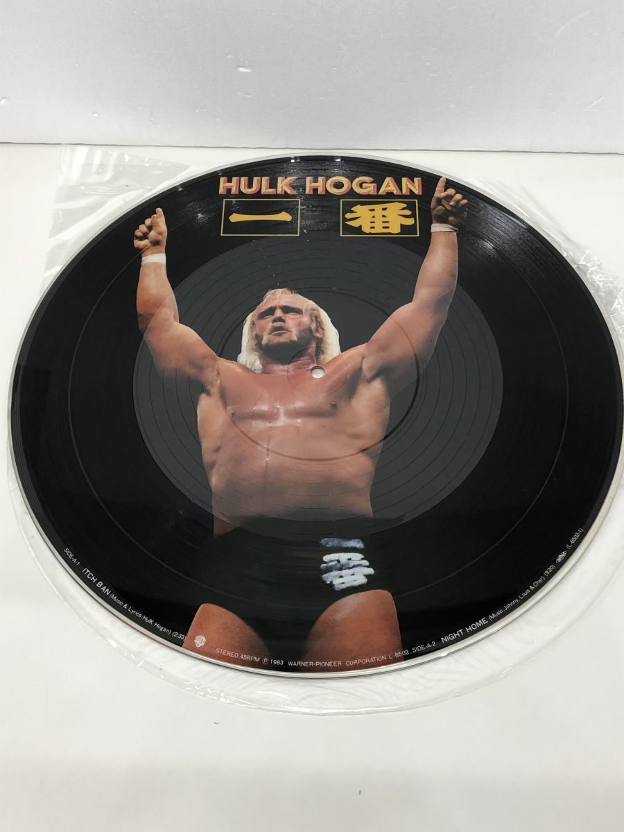ラッピング無料】 Hulk ハルクホーガン Hoganレコード プロレス帯付LP