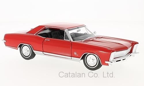 1/24 ビュイック ビューイック リビエラ グランド スポーツ 赤 レッド Buick Riviera Grand Sport red 1965 Welly 梱包サイズ60_画像1