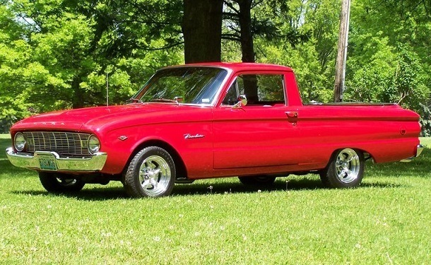1/24 フォード ランチェロ 赤 レッド Ford Ranchero red 1960 Motormax 梱包サイズ80_画像2