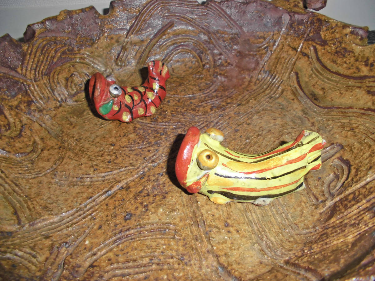 和＆アジアンテイスト 丸型の陶器の水槽 ベタや金魚やメダカ