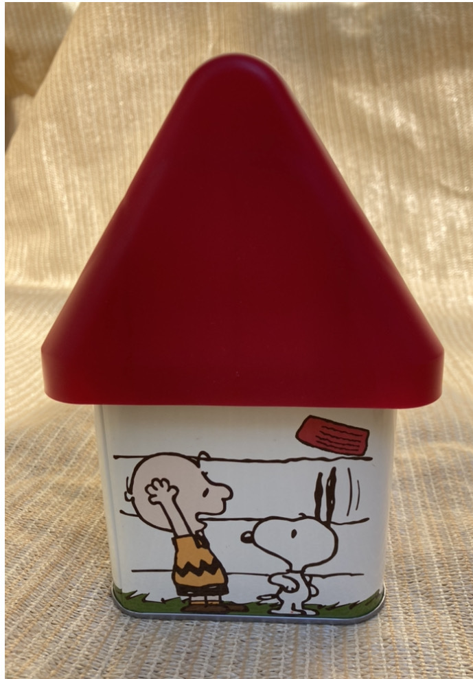  ограничение / редкий /USJ/ Snoopy / house type / мусорная корзина / бардачок / смешанные товары / украшение / мусорка / steel жестяная банка / настольный / универсальный Studio Japan / пустой жестяная банка 