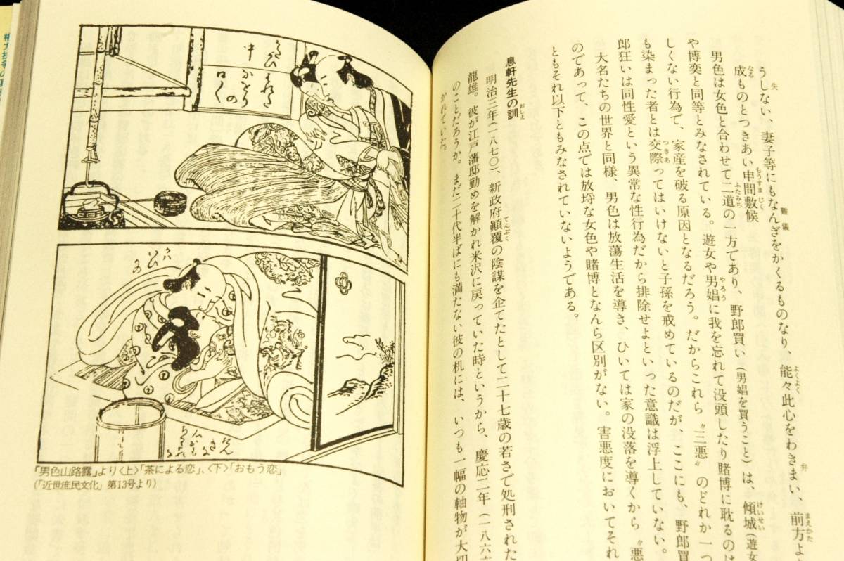 旧版■氏家幹人【武士道とエロス】講談社現代新書-1995年初版■武士たちの愛と絆を通して日本男性史を書きかえる_画像6