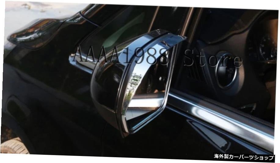 Mercedes Benz Vito 2016-2019 2PCS ABSクロームカーバックミラーサイドミラーレインギアアイブロウプロテクターカバートリムカースタイリ_画像2