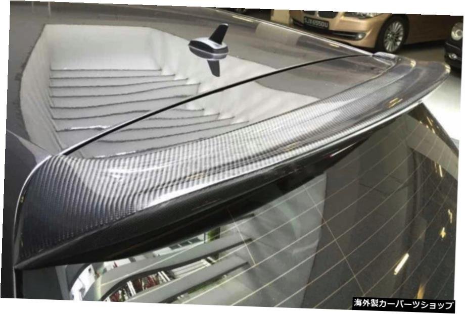 リアルカーボンファイバーリアルーフスポイラーウイングリップVWゴルフ5MK5GTI R32 2005 2006 2007車の改造 Real Carbon Fiber Rear Roof_画像4