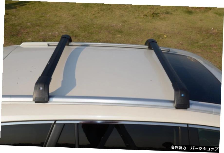 アウディQ72009-2015ルーフレールラックに適合する荷物手荷物アルミニウムクロスバー Luggage Baggage Aluminum Cross Bar fit for Audi Q_画像3
