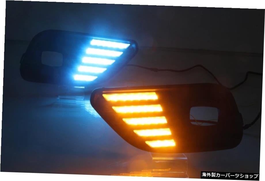 CSGJMY1セットLEDデイタイムランニングライト用ジープチェロキー20192020カーアクセサリー防水ABS12VDRLフォグランプデコレーション CSGJM_画像5