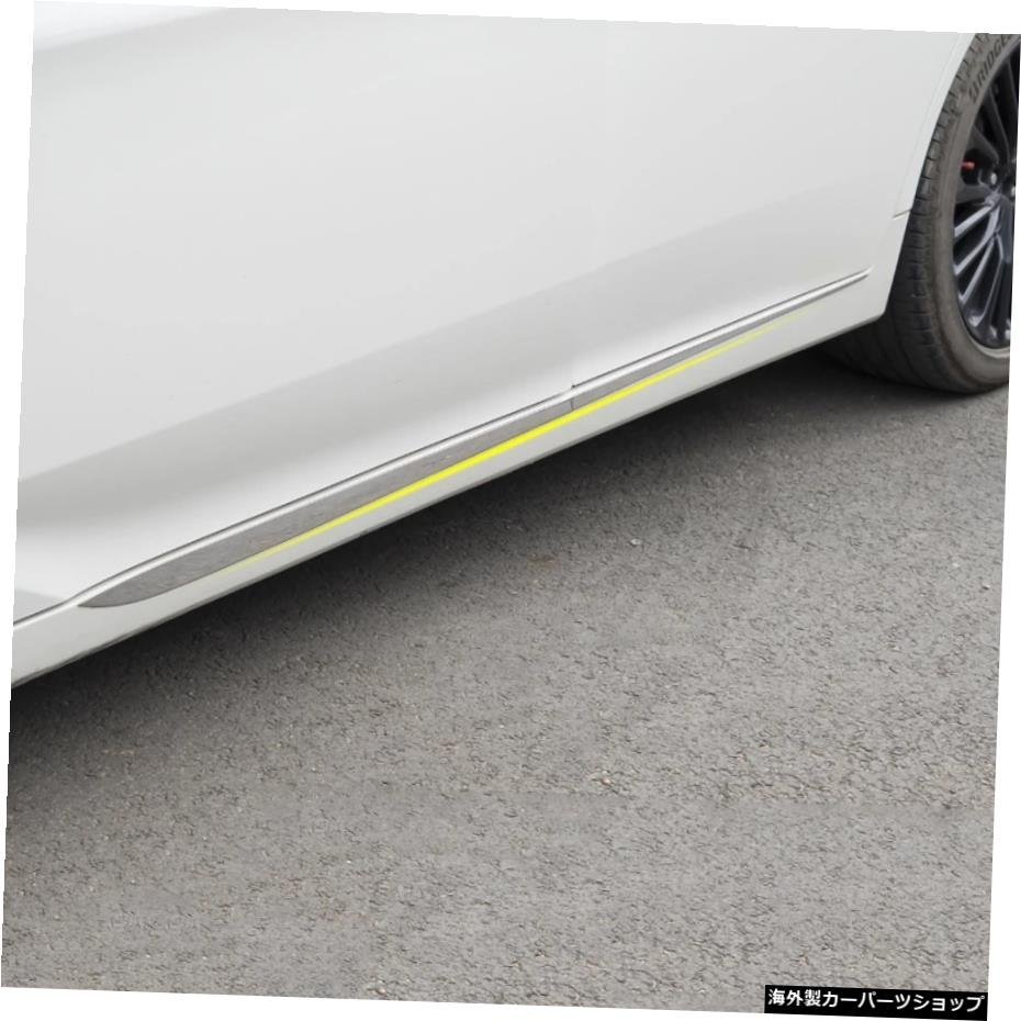 トヨタアバロン2019-2021ステンレススチール車体サイドモールディングカバートリムカーアクセサリー For Toyota Avalon 2019-2021 stainle_画像4
