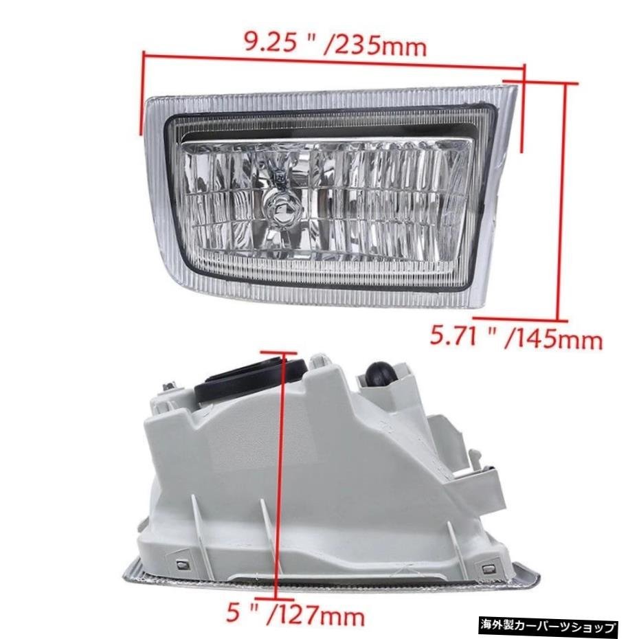 トヨタランドクルーザープラドFJ90LC90RZJ95カーフロントバンパーフォグライトバルブなし219981999 2000 2001 2002 Suitable for Toyota_画像3